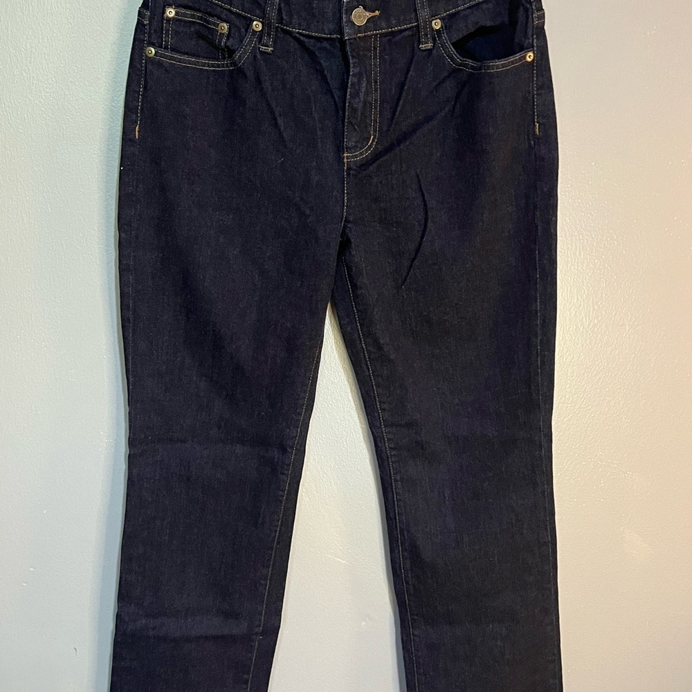 LAUREN RALPH LAUREN DARK BLUE JEANS SZ 10